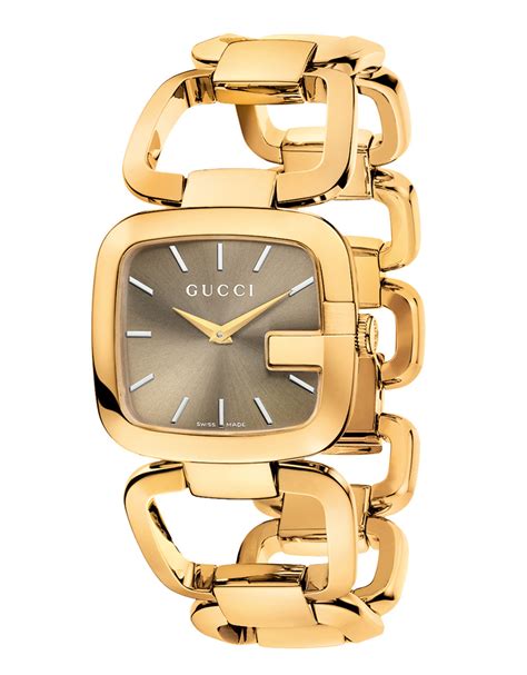 gucci ladies watch square|gucci watch black and gold.